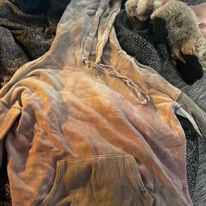 american eagle tie dye hoodie